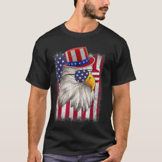 Unabhängigkeitstag Frohes 4. Juli Design Vintage  T-Shirt