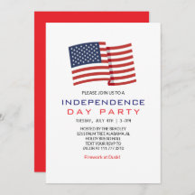 Unabhängigkeitstag für Rote Amerikanische Unabhäng