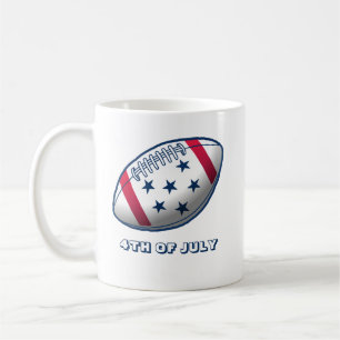 Unabhängigkeitstag Fußball Kaffeetasse