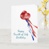 Unabhängigkeitstag-Geburtstag, erhalten Ihren Karte (Gelbe Blume)