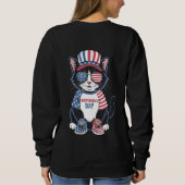 Unabhängigkeitstag in den USA Sweatshirt (Rückseite)