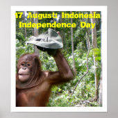 Unabhängigkeitstag Indonesien August 17 Poster (Vorne)