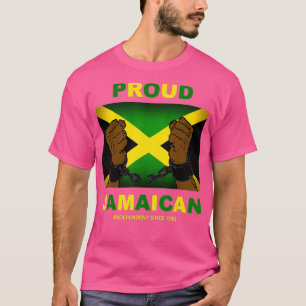 Unabhängigkeitstag Jamaikas 2022 - Proud Jamaican T-Shirt