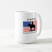 Unabhängigkeitstag Kaffeetasse (VorderseiteRechts)