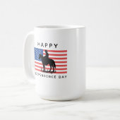 Unabhängigkeitstag Kaffeetasse (Vorderseite Links)