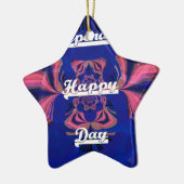 Unabhängigkeitstag Keramik Ornament (Links)