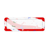 Unabhängigkeitstag kurbelte US Flagge (Vorne)