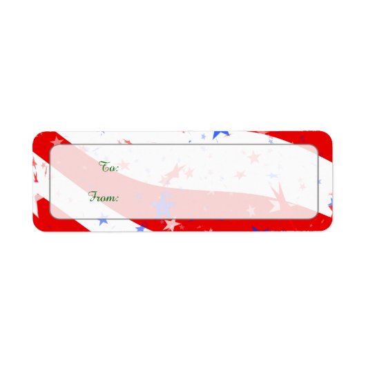 Unabhängigkeitstag kurbelte US Flagge (Vorne)