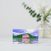 Unabhängigkeitstag-Land Visitenkarte (Stehend Vorderseite)