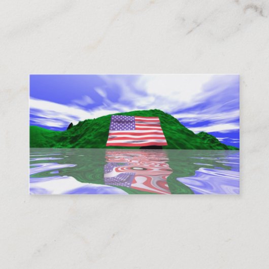 Unabhängigkeitstag-Land Visitenkarte (Vorderseite)