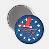 Unabhängigkeitstag Magnet (Vorderseite/Rückseite)