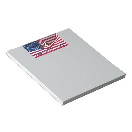 Unabhängigkeitstag Notizblock (angewinkelt)