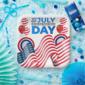 Unabhängigkeitstag Pappteller (Party)