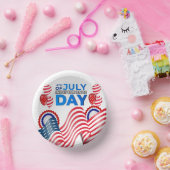 Unabhängigkeitstag Pappteller (Party)