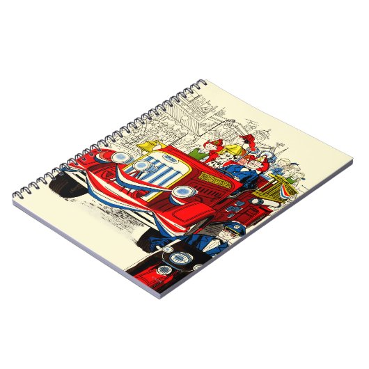 Unabhängigkeitstag-Parade Notizblock (Linke Seite)