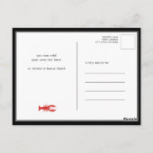 Unabhängigkeitstag Party Einladung von Meeresfrüch Postkarte (Rückseite)