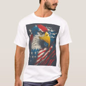Unabhängigkeitstag patriotisch zu Shirt (Vorderseite)