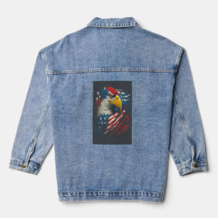 Unabhängigkeitstag patriotisch zu Shirt Jeansjacke