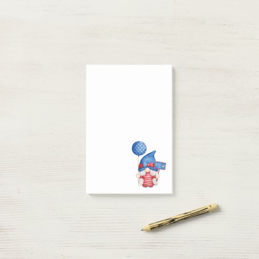 Unabhängigkeitstag Post-it Klebezettel (Auf Schreibtisch)