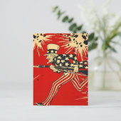 Unabhängigkeitstag Postkarte (Stehend Vorderseite)