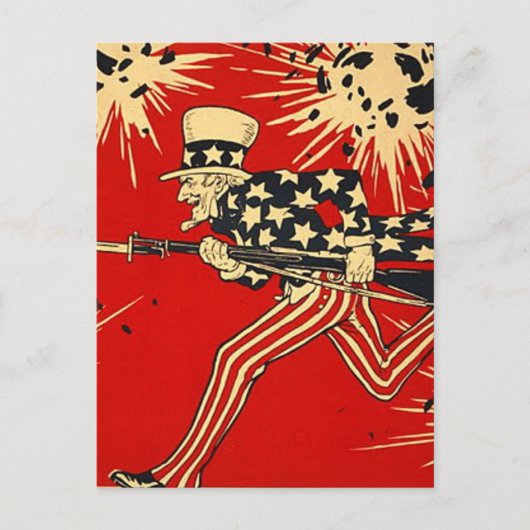 Unabhängigkeitstag Postkarte (Vorderseite)