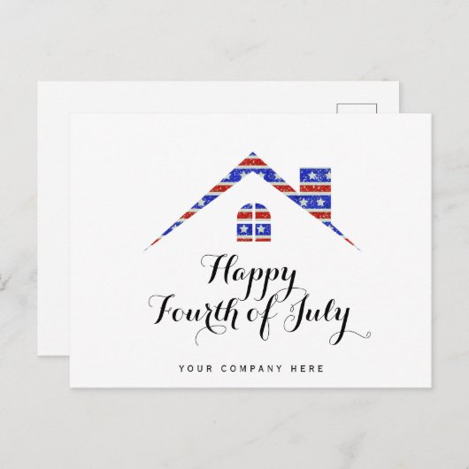 Unabhängigkeitstag - Realitätsförderung Postkarte (Vorne/Hinten)