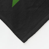 Unabhängigkeitstag Retro-Feier Fleecedecke (Ecke)