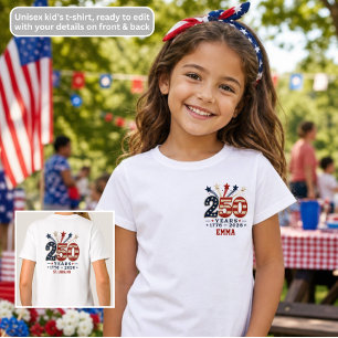 Unabhängigkeitstag Semiquincentennial 1776-2026 Ki T-Shirt