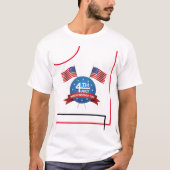 Unabhängigkeitstag Sonderzeichen der USA T-Shirt (Vorderseite)