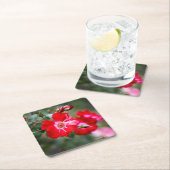 Unabhängigkeitstag-Strauch Rechteckiger Pappuntersetzer (Vor Ort)