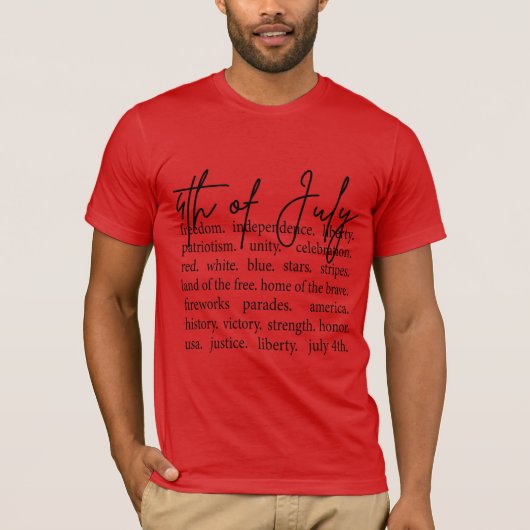 Unabhängigkeitstag T-Shirt (Vorderseite)