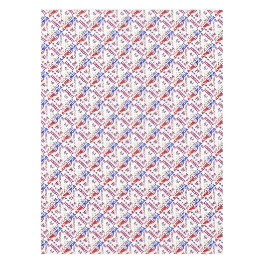 Unabhängigkeitstag Tischdecke (Vorderseite)