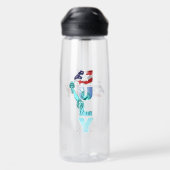 Unabhängigkeitstag Trinkflasche (Rückseite)
