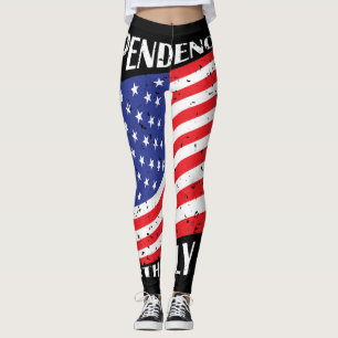Unabhängigkeitstag u. viertes im Juli 2017 Leggings