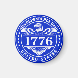 Unabhängigkeitstag USA Adler Abzeichen Magnet