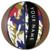 Unabhängigkeitstag Wählen Sie Ihren Namen Personal Basketball (Vertikal)