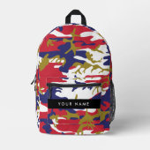 Unabhängigkeitstag Wählen Sie Ihren Namen Personal Bedruckter Rucksack (Vorderseite)