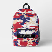 Unabhängigkeitstag Wählen Sie Ihren Namen Personal Bedruckter Rucksack (Vorderseite)