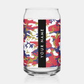 Unabhängigkeitstag Wählen Sie Ihren Namen Personal Dosenglas (Vorderseite)