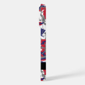 Unabhängigkeitstag Wählen Sie Ihren Namen Personal iPhone Hülle (Linke Seite)