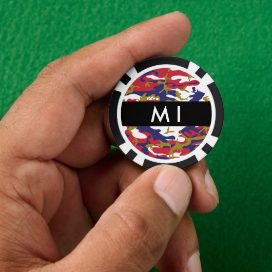 Unabhängigkeitstag Wählen Sie Ihren Namen Personal Pokerchips (Hand)