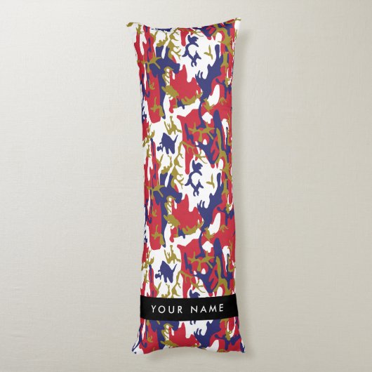 Unabhängigkeitstag Wählen Sie Ihren Namen Personal Seitenschläferkissen (Rückseite (Vertikal))