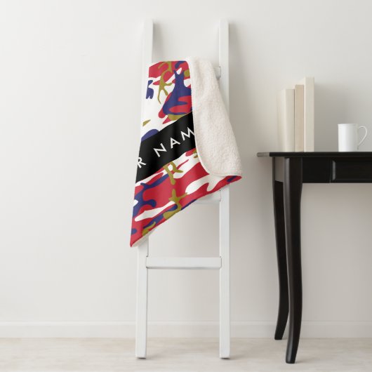 Unabhängigkeitstag Wählen Sie Ihren Namen Personal Sherpadecke (Beispiel)