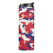 Unabhängigkeitstag Wählen Sie Ihren Namen Personal Thermosbecher (Nach links gedreht)