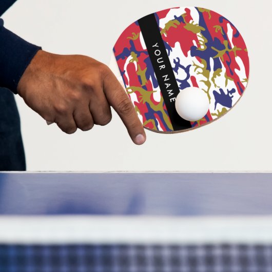 Unabhängigkeitstag Wählen Sie Ihren Namen Personal Tischtennis Schläger (InSitu)