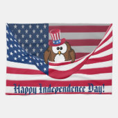 Unabhängigkeitstageule Handtuch (Horizontal)