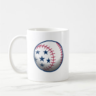 Unabhängigkeitstags-Baseball Kaffeetasse