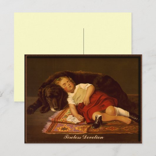 Unablässige Hingabe - Postkarte (Vorne/Hinten)
