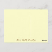 Unablässige Hingabe - Postkarte (Rückseite)