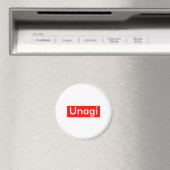 Unagi-Etikett Magnet (In Situ (Geschirrspüler))